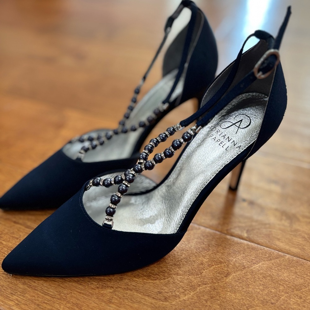 Adrianna Papell Women's Navy Aurora Pump - Picture 6 of 12